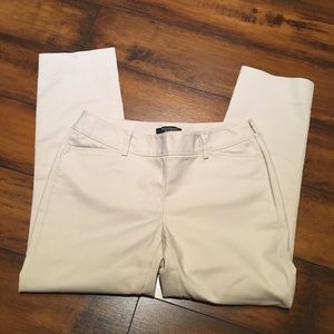 WHBM Perfect Form Slim Ankle Khaki pants